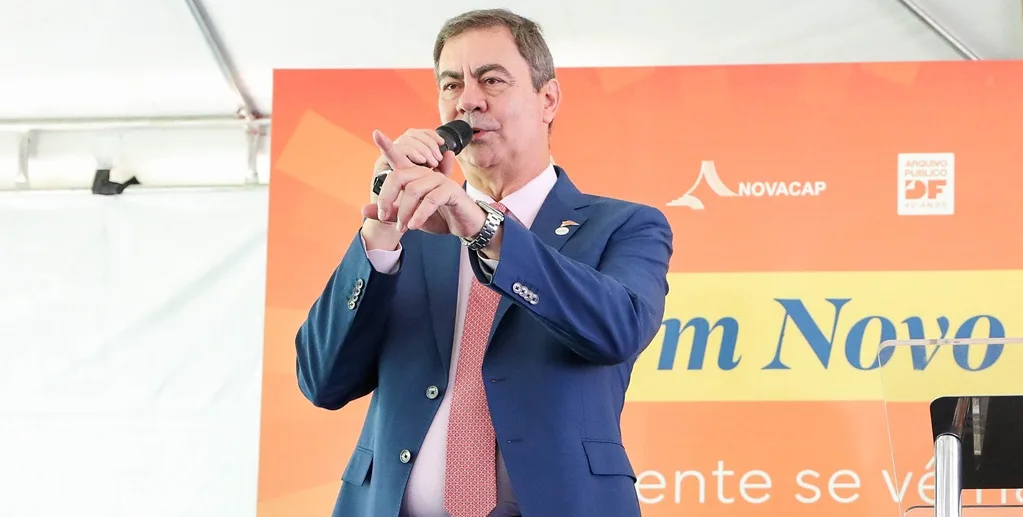 José Aparecido, presidente da Fecomércio, na inauguração de um prédio histórico transformado em polo de educação profissional na Candangolândia/Renato Alves/Agência Brasília