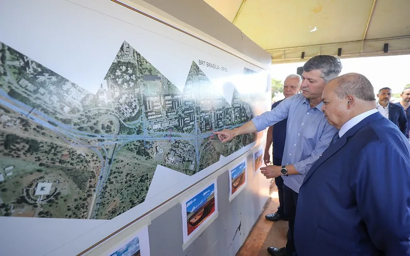 Liberado trecho e viaduto da Estrada de Indústrias Gráficas