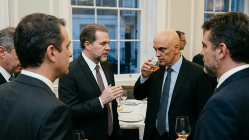 Whisky Macallan no intervalo do Fórum Jurídico