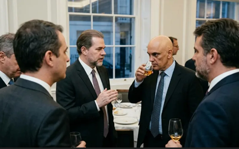 Whisky Macallan no intervalo do Fórum Jurídico