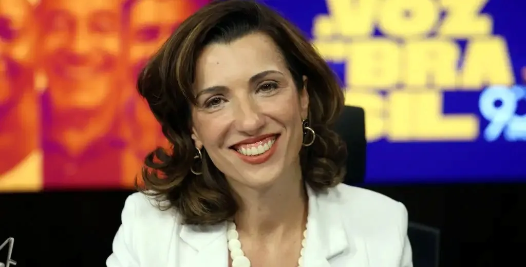 Fernanda Maquiaveli, ministra de Desenvolvimento Agrário, durante entrevista para o tradicional programa Voz do Brasil/Valter Campanato/Agência Brasil