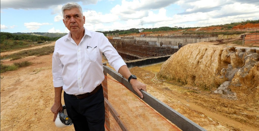 Luís Antônio Almeida Reis, presidente da Caesb, que está construindo a Estação de Tratamento de Esgoto Melchior/Joel Rodrigues/Agência Brasília