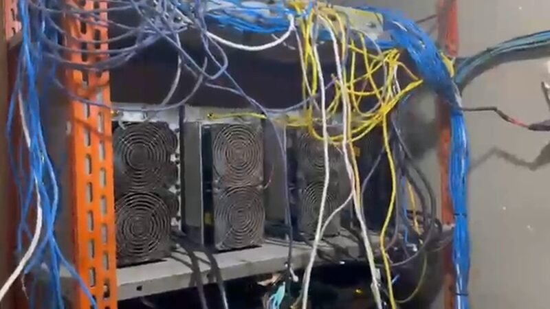 Mineradora de criptomoedas descoberta em Arniqueiras