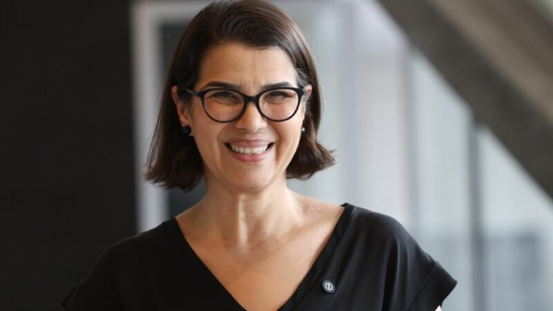 Danielle Barros, secretária de Cultura do RJ, na exposição Arquitetura em cena, no Museu da Imagem e do Som, em Copacabana/Rovena Rosa/Agência Brasil