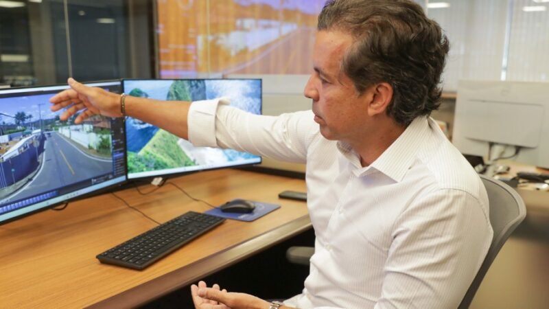 Agenor Neto é empresário e as câmaras da sua empresa foram integradas ao serviço de câmaras de segurança que tem 2,4 mil unidades/Tony Oliveira/Agência Brasília
