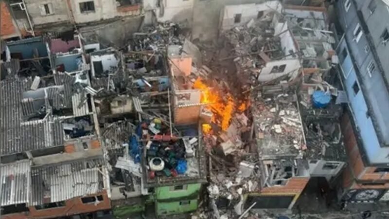 Explosão de gás destruiu 27 imóveis em São Paulo