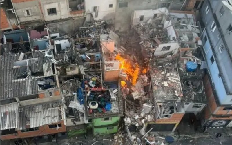 Explosão de gás em condomínio em São Paulo
