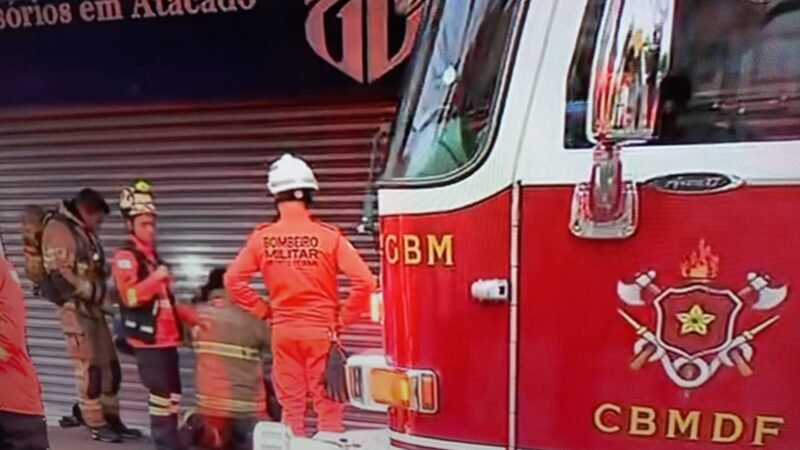 Incêndio atingiu a Feira dos Importados