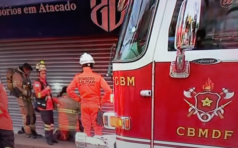 Incêndio atingiu a Feira dos Importados