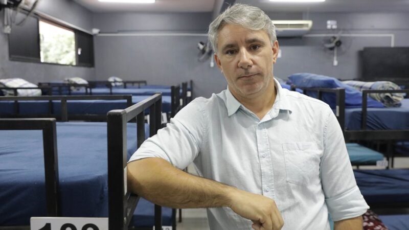 Alex Damasceno, que foi acolhido no Hotel Social, e que fez 21 mil atendimentos nos primeiros meses deste ano/Matheus Borges/Agência Brasília