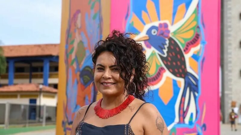 Karina Gama, diretora de diversidade do Ministério da Cultura, na 6ª Teia Nacional dos Pontos de Cultura, no Sesc Aracruz (ES)/Tomaz Silva/Agência Brasil
