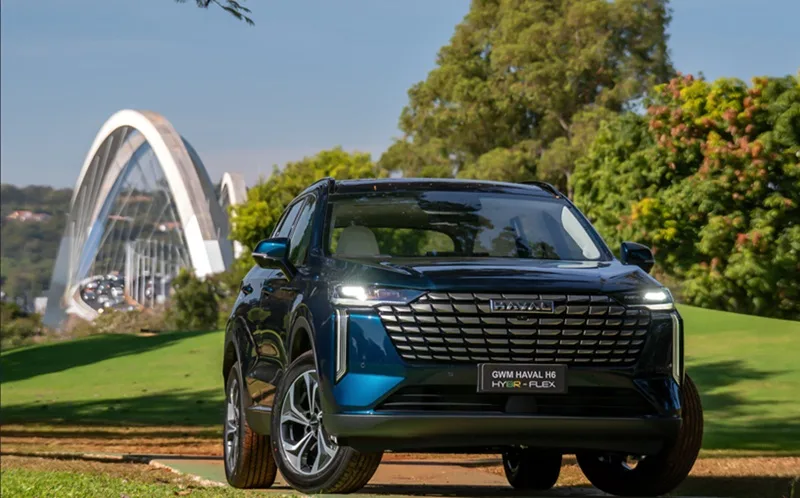 GWM abre pré-venda do Haval H7 com motor híbrido flex