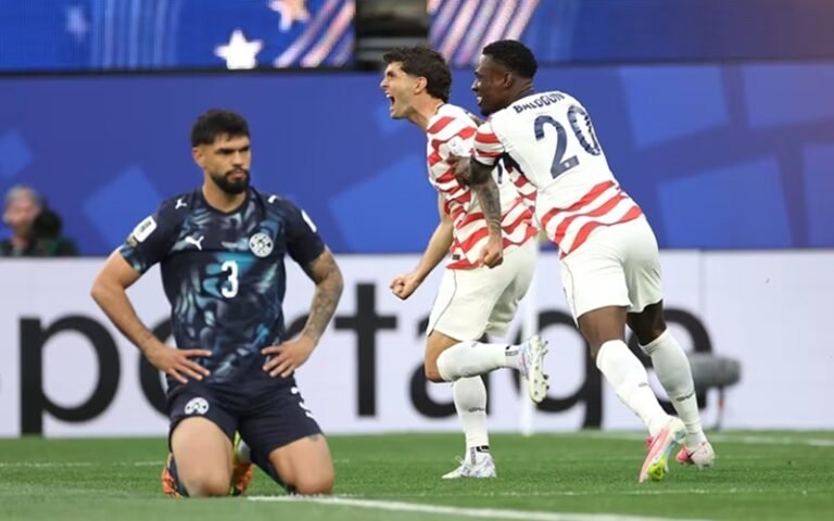 Estados Unidos com “Capitão América” goleia o Paraguai