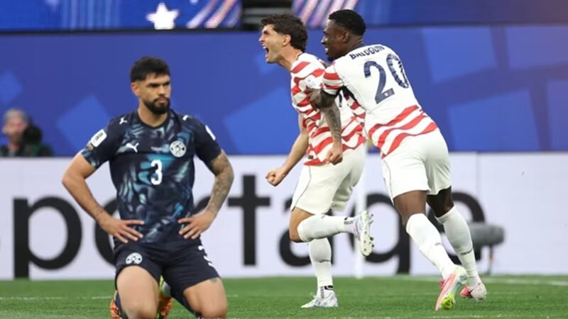 Estados Unidos com “Capitão América” goleia o Paraguai