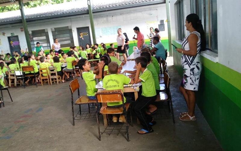 Escola Santa Luzia Rondônia Misto Brasil