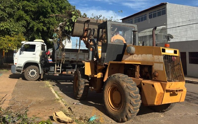 Recolhidas 125 toneladas de entulhos em Ceilândia