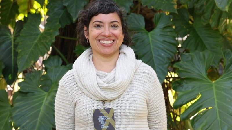 Alita Mariah, diretora de Operações e Infraestrutura do Instituto Inhotim, no Seminário Internacional Transmutar, em Brumadinho/Rovena Rosa/Agência Brasil