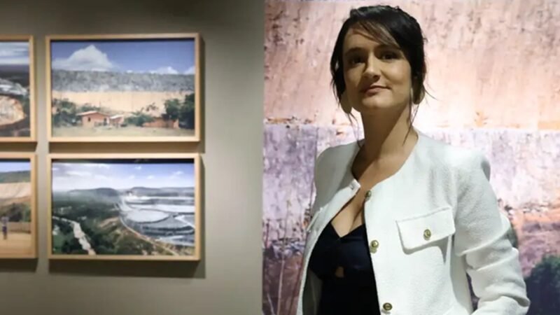 Ísis Medeiros está com a exposição Zona de Sacrifício, sobre a exploração de lítio no Vale do Jequetinhonha, na galeria Mestre Vitalino, no Rio/Rovena Rosa/Agência Brasil
