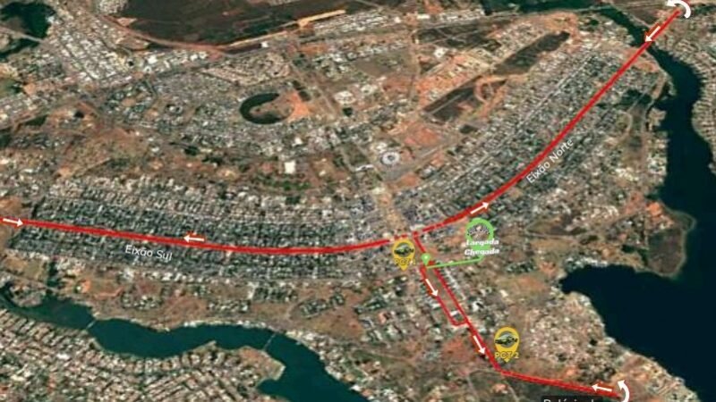 Trânsito na Esplanada e no Gama muda no fim de semana