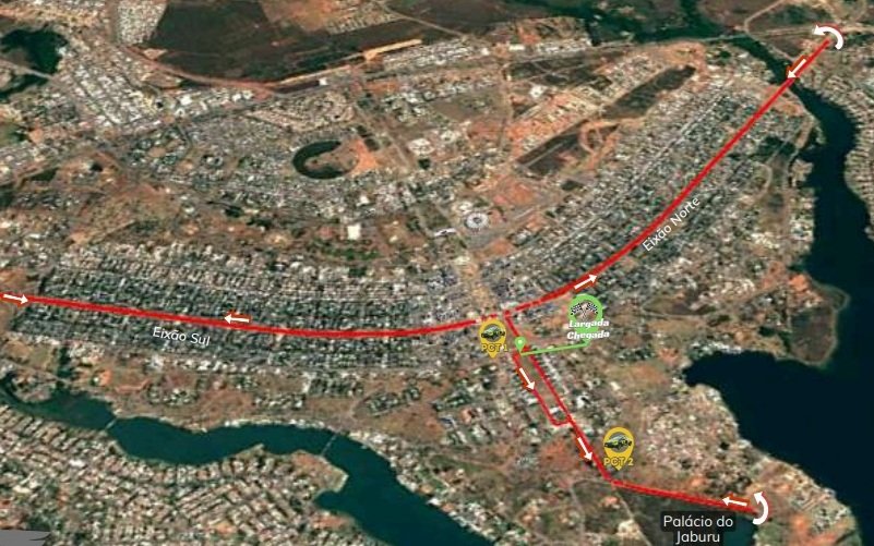 Trânsito na Esplanada e no Gama muda no fim de semana