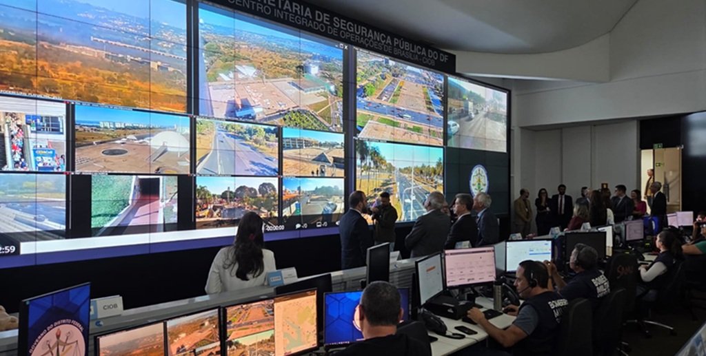 Detalhe do complexo de Segurança Pública do Distrito Federal onde está operando o Programa DF 360/Divulgação/TJDF