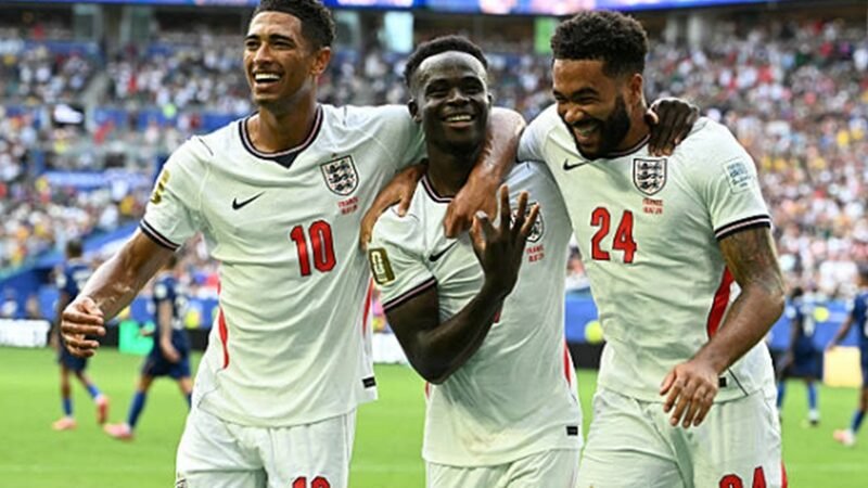 Em jogo histórico, Inglaterra vence a França por 6 a 4