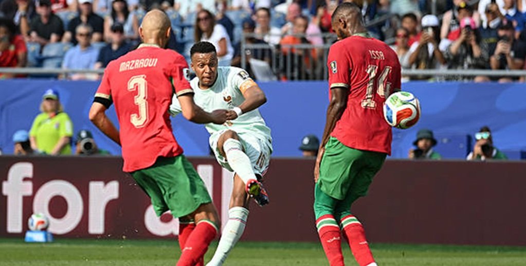 MBappé chuta contra o gol do Marrocos e se torna um dos maiores artilheiros dessa Copa do Mundo 2026/Fifa