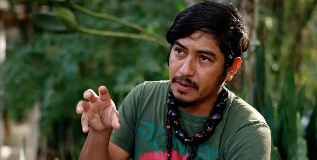 Amarildo Oliveira, líder da Aldeia Mata Verde Bonita, comunidade indígena da etnia mbya guarani de Maricá (RJ)/Tânia Rêgo/Agência Brasil