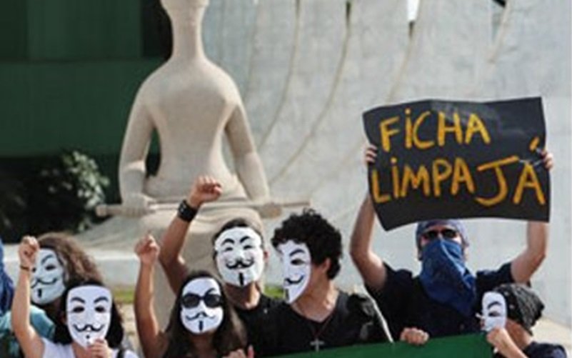 Lei da Ficha Limpa protesto STF Misto Brasil