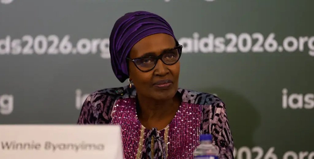 Winnie Byanyima, subsecretária-geral das Nações Unidas, na 26° Conferência Internacional de AID/Fernando Frazão/Agência Brasil