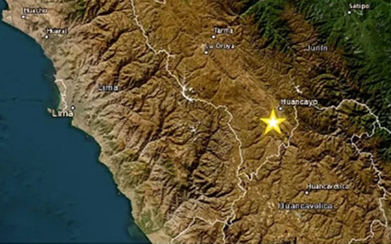 Terremoto no Peru deixou pelo menos cinco mortos e dez feridos