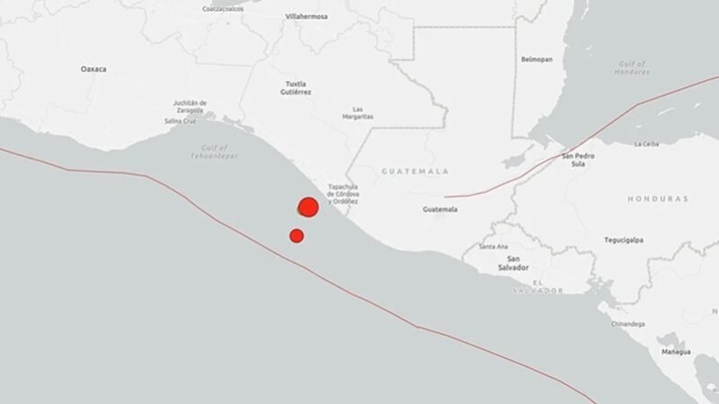 Alerta de tsunami após terremoto no México e Guatemala