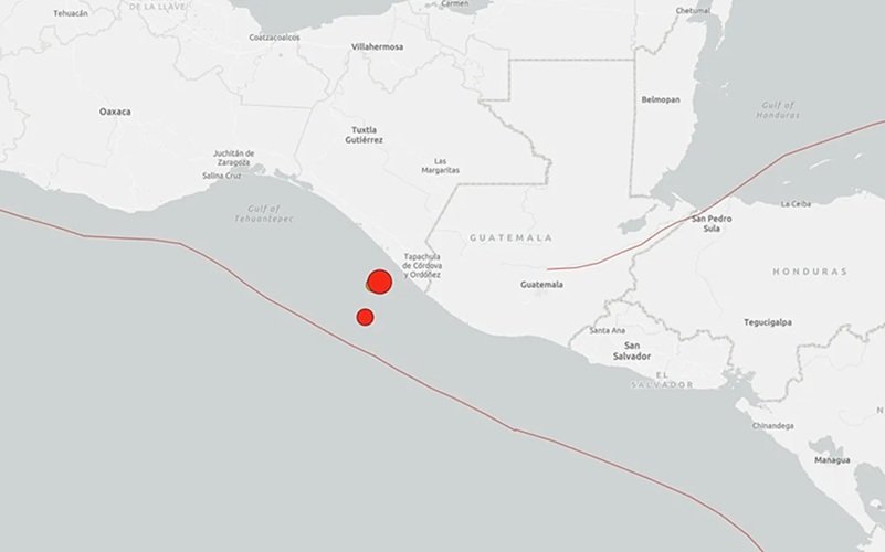 Alerta de tsunami após terremoto no México e Guatemala