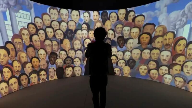 Exposição que celebra 140 anos do nascimento de Tarsila do Amaral, no Nubank Arte Lab, em São Paulo/Paulo Pinto/Agencia Brasil