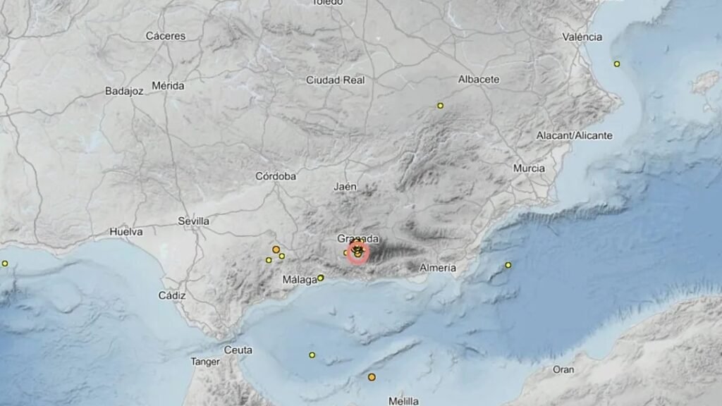 Granada, na Espanha, registra dois terremotos