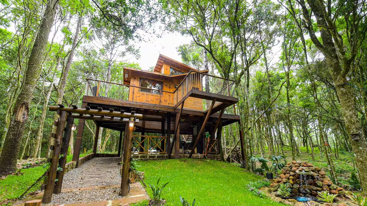 Hospedagem turismo casa jardim Misto Brasil