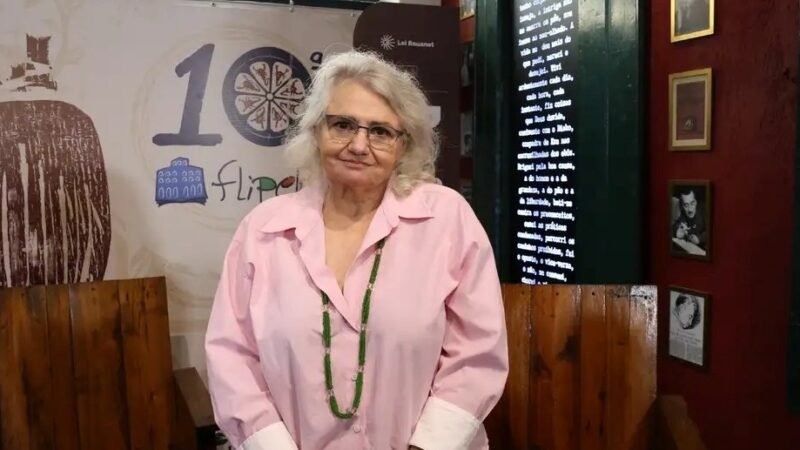 Paloma Jorge Amado participa do bate papo durante a 10ª Festa Literária Internacional do Pelourinho, em Salvador/Rovena Rosa/Agência Brasil