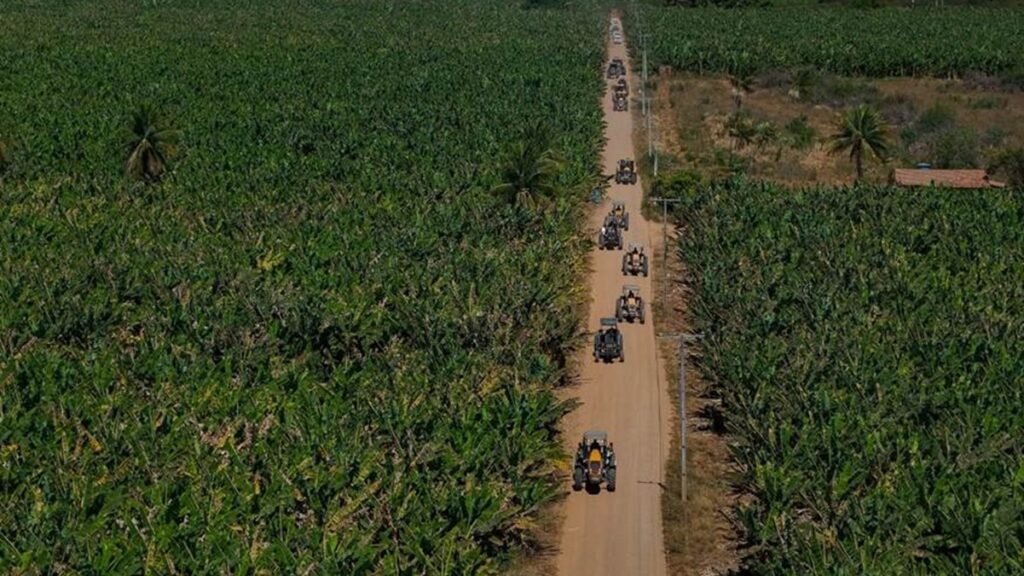 Expedição Valtra destaca mecanização na bananicultura na Bahia