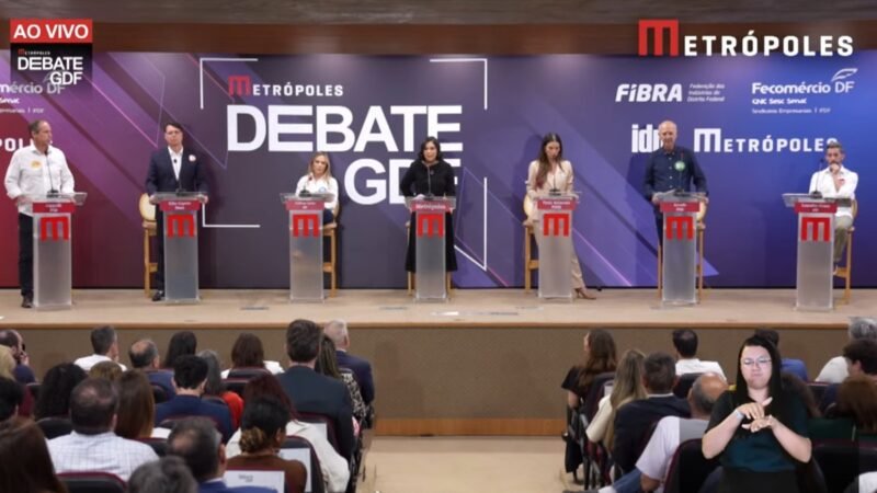 Debate ao GDF é marcado por confronto e direitos de resposta