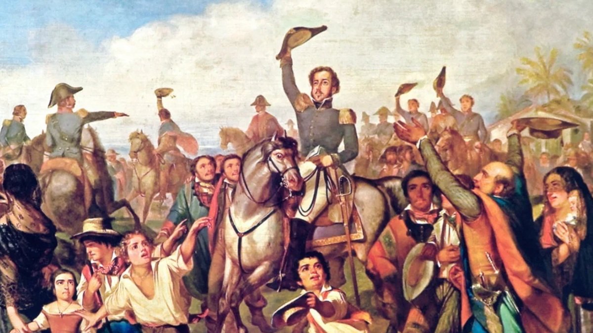 Independência Proclamação da Independência, de François-René Moreaux (1844) Misto Brasil