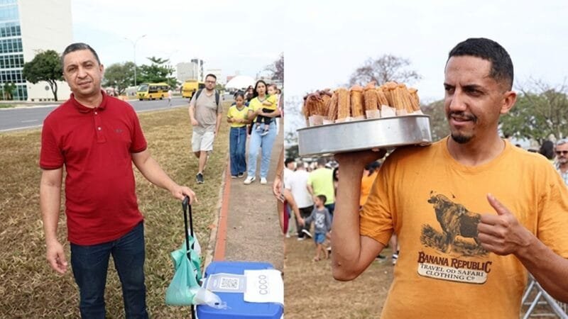 Vendedores buscam renda extra no Dia da Independência