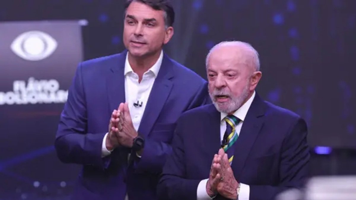 Flávio Bolsonaro Lula da Silva debate Band Misto Brasil