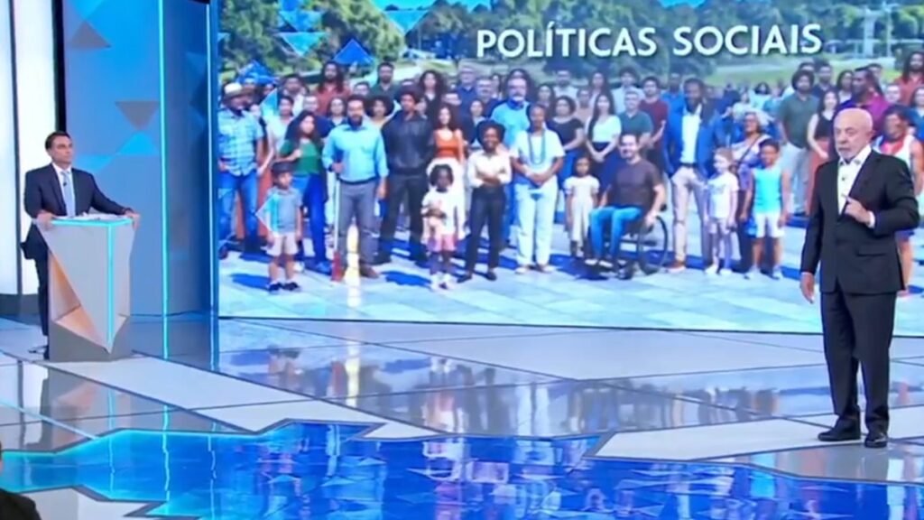 Lula e Flávio batem boca em debate decisivo da TV Globo