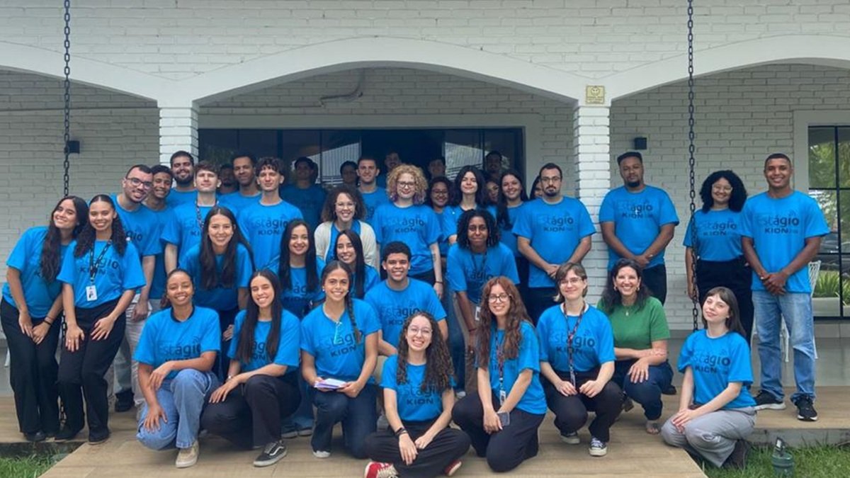 Estudantes estágio Kion trabalho Misto Brasil