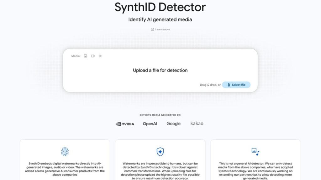 Google libera SynthID Detector para identificar IA