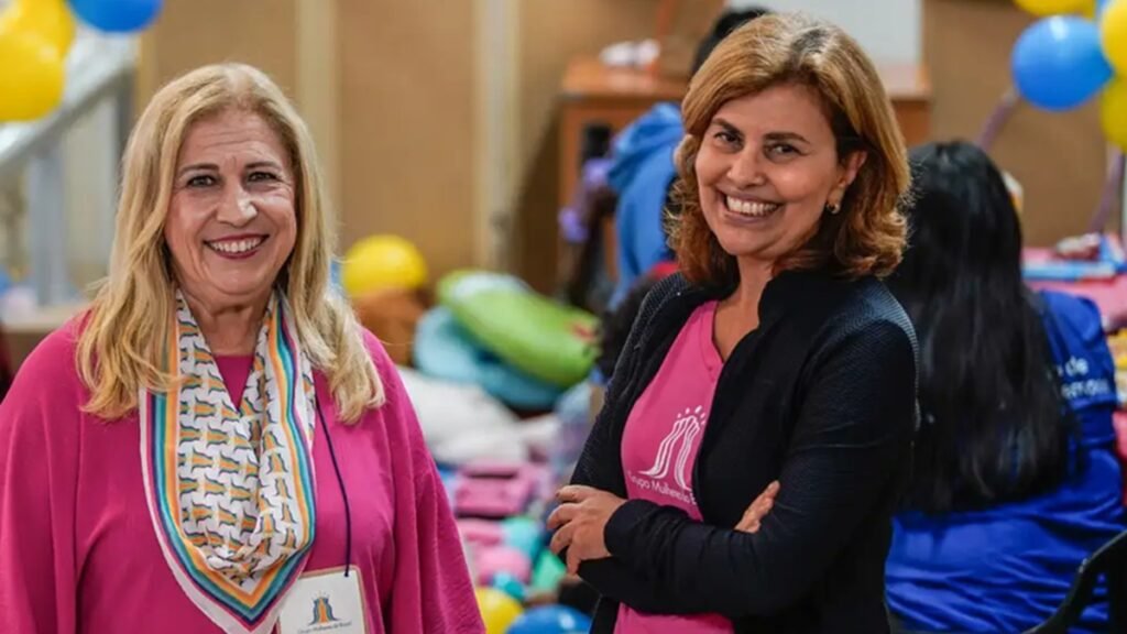 Refugiados e migrante participam, no Centro de São Paulo, da ação do Grupo Mulheres do Brasil, Konecta Brasil e Konecta Foundation/Rafa Neddermeyer/Agência Brasil