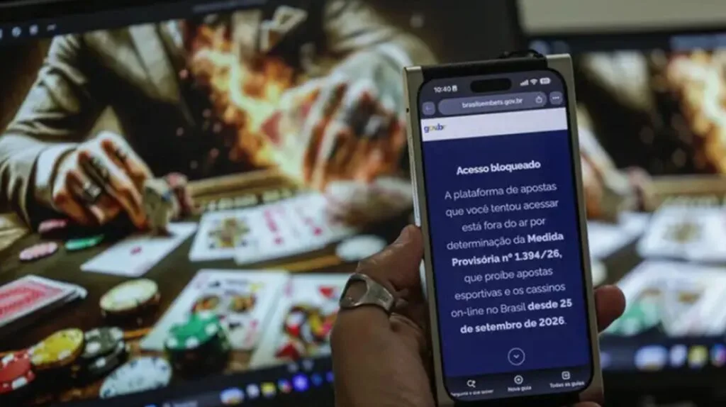 Site do governo comunica o bloqueio de plataformas de apostas, as bets, que operam no país/Joédson Alves/Agência Brasil